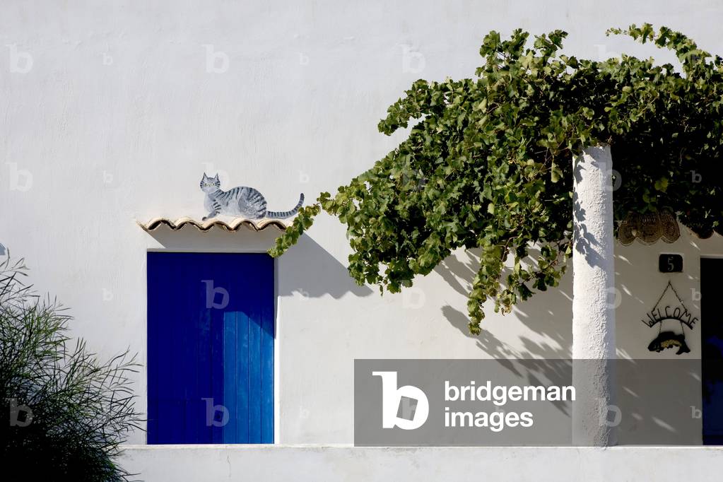 Typical house, Levanzo, Aegadian Islands, Sicily, Italy