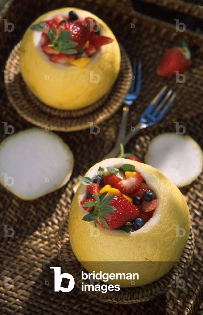 Immagine di Fotografia "Insalata di limone con fragole"