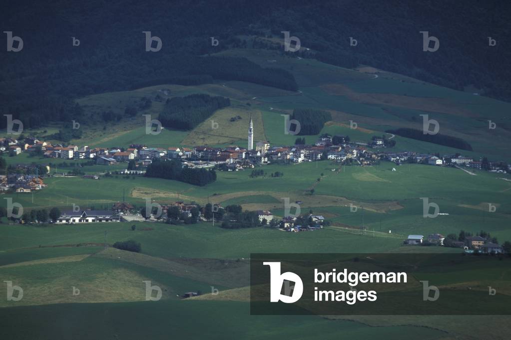 Landscape, Asiago upland, Bikers' itinerary, Veneto, Italy