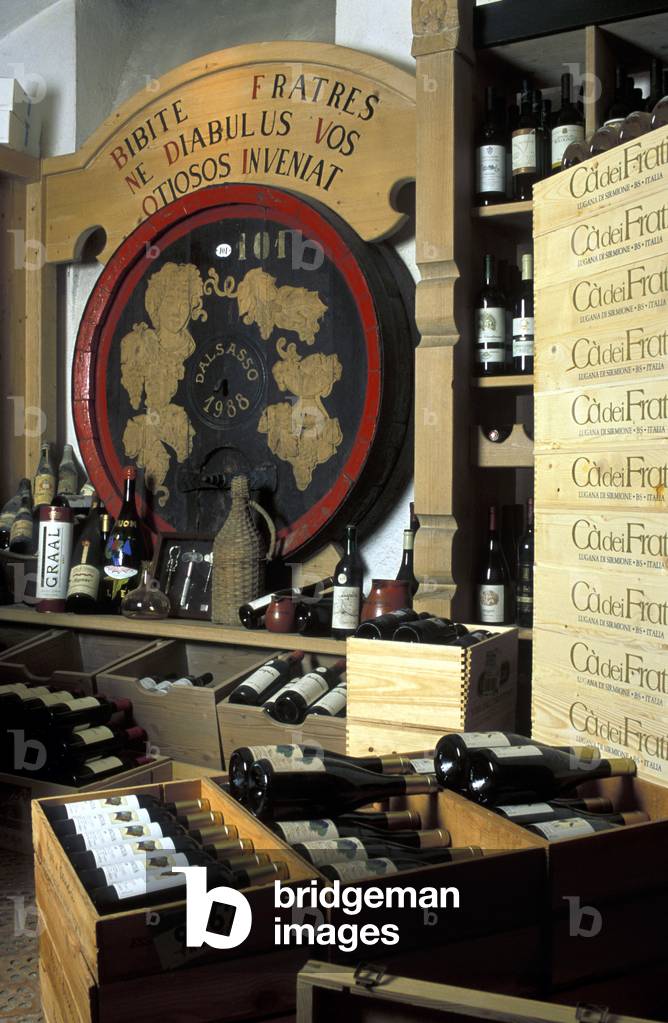 Il Borgo restaurant and cellar, Rovereto, Trentino, Italy