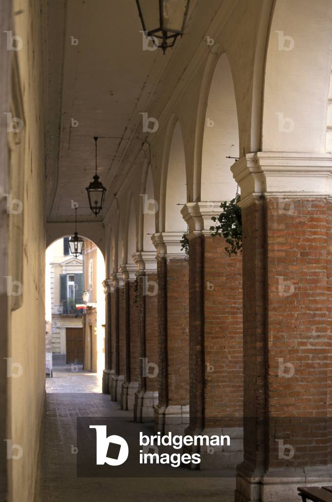 Porch in Via Roma, Sant'Agata de 'Goti, Campania, Italy