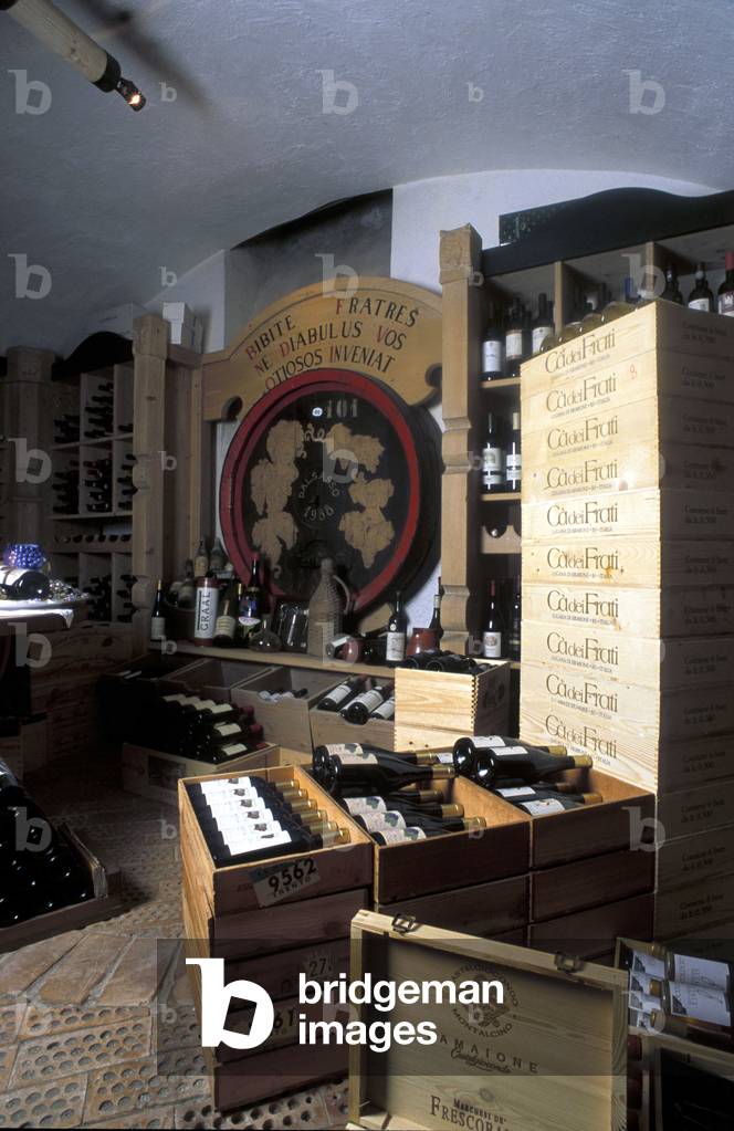Il Borgo restaurant and cellar, Rovereto, Trentino, Italy