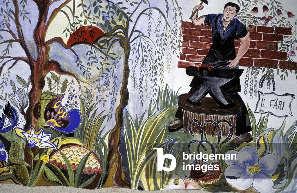 Murales, Bordano, Friuli Venezia-Giulia, Italia