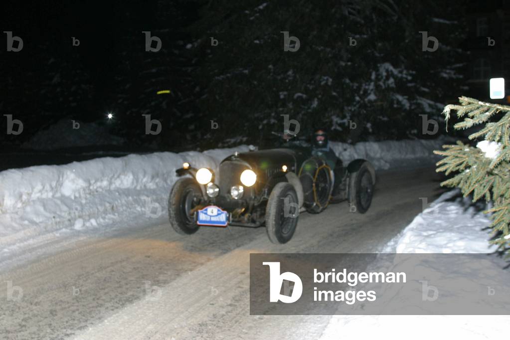 Bentley 4.5 Litres, Winter Marathon 2004, Madonna di Campiglio, Trento, Trentino, Italy