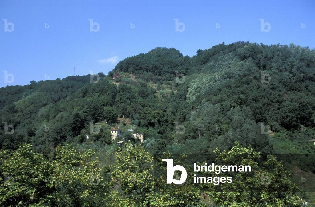 Landscape, Bagni di Lucca, Tuscany, Italy