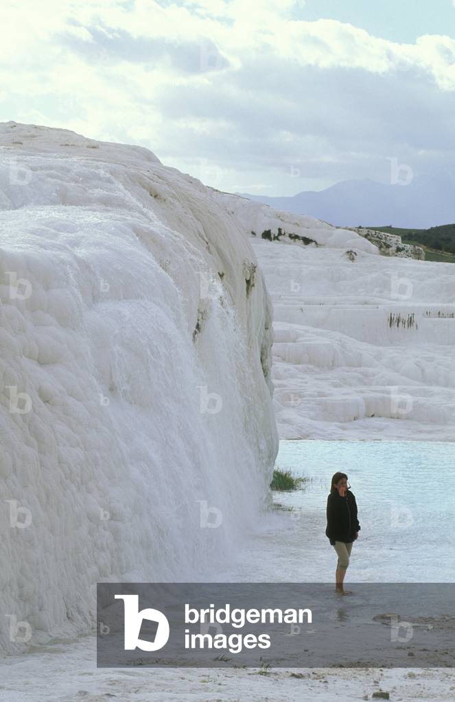 basins and falls, pamukkale, turkey