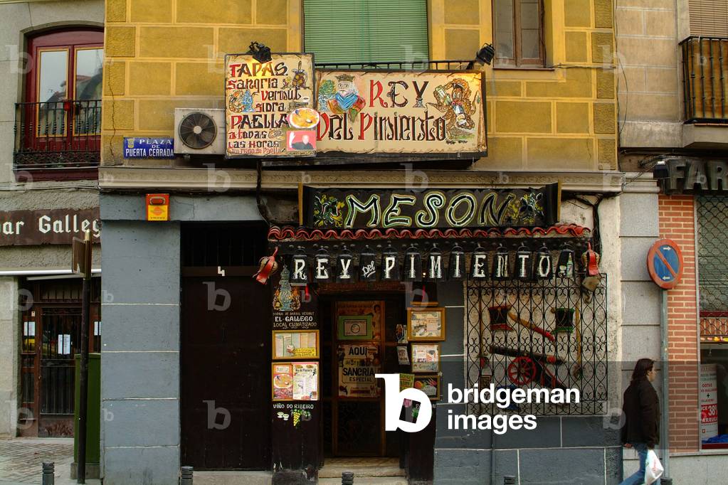 Rey del Pimientp cafe, Madrid, Spain, Europe