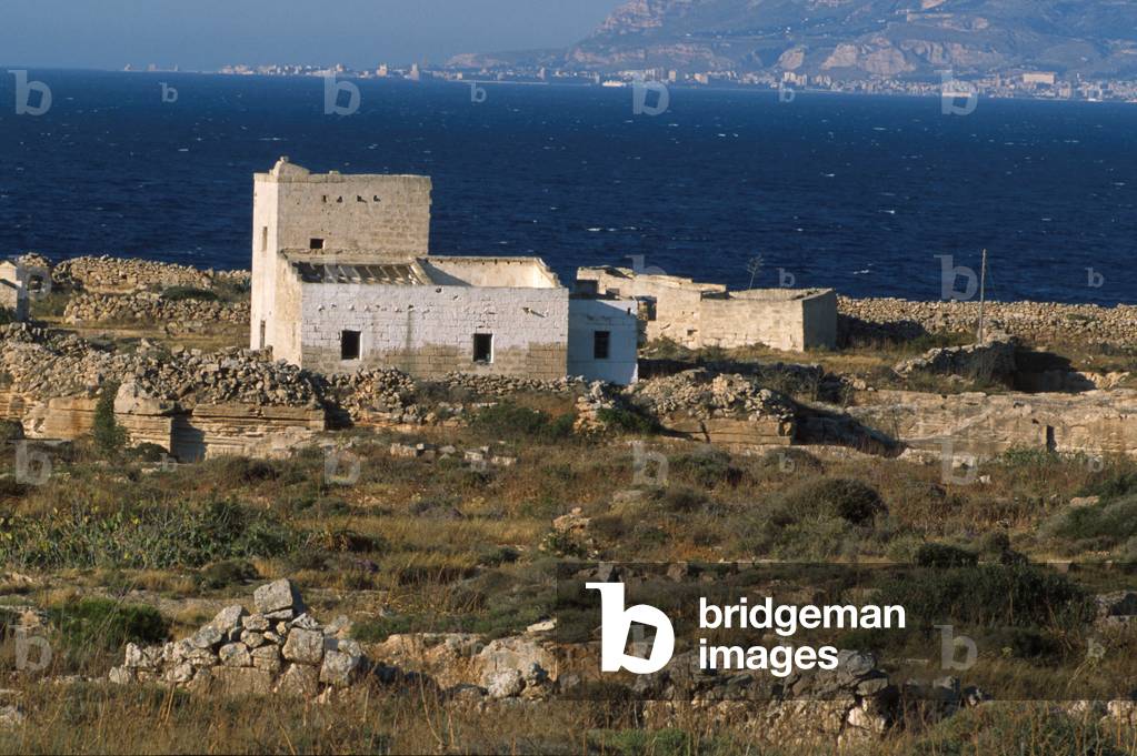 House, Favignana, Sicily, Italy