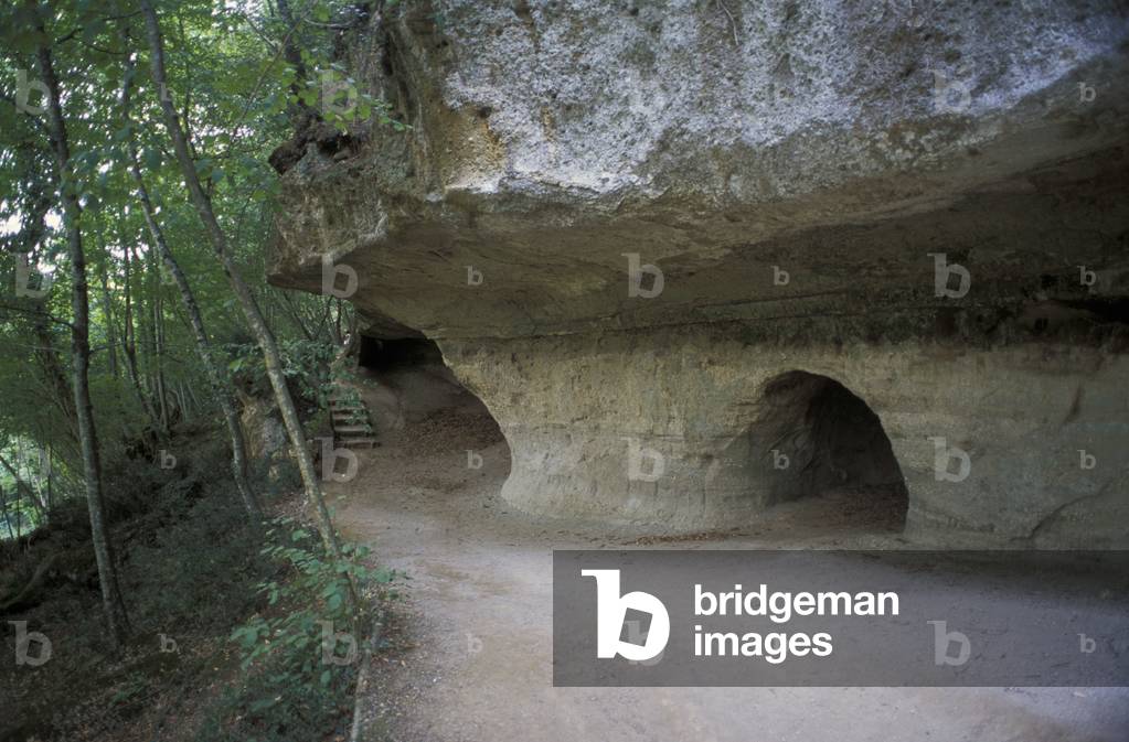 Etrurian necropolis, Sovana, Tuscany, Italy