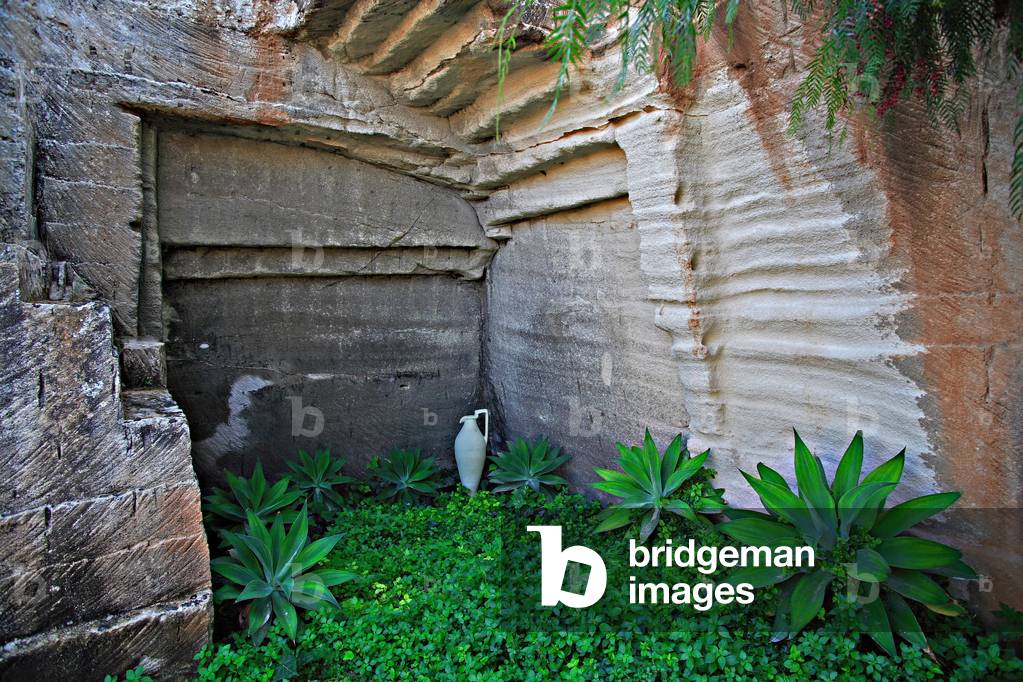 Tuff quarry, Favignana island, Aegadian Islands, Sicily, Italy