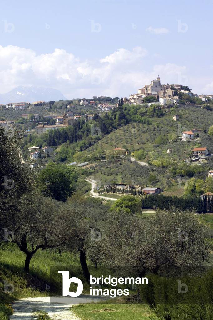 Landscape, Loreto Aprutino, Abruzzo, Italy