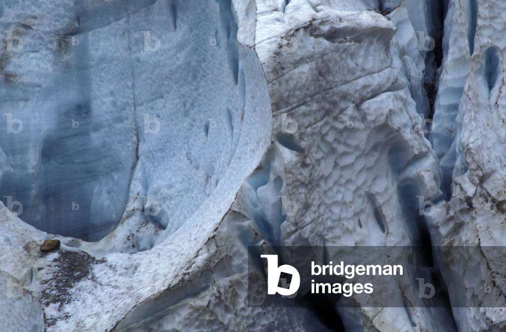 Glacier crevices, Limone, Piedmont, Italy