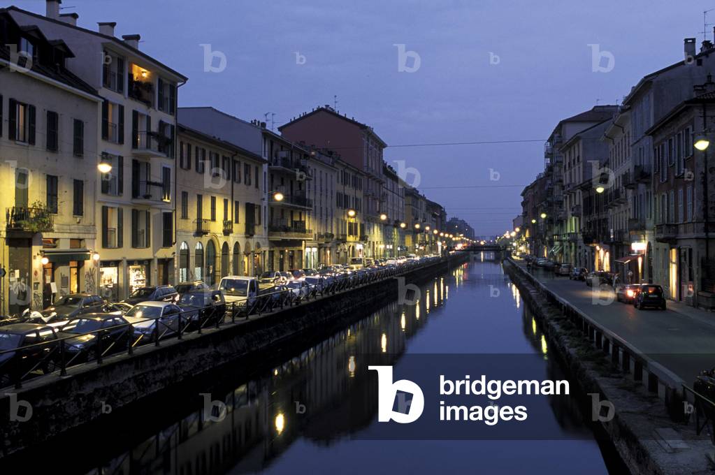 Naviglio Grande, Milan, Lombardy, Italy