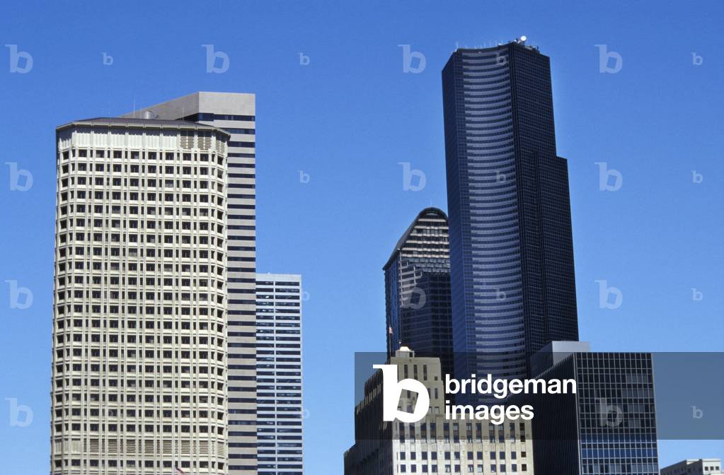 Skyscrapers, Seattle, Washington State, United States of America, North America