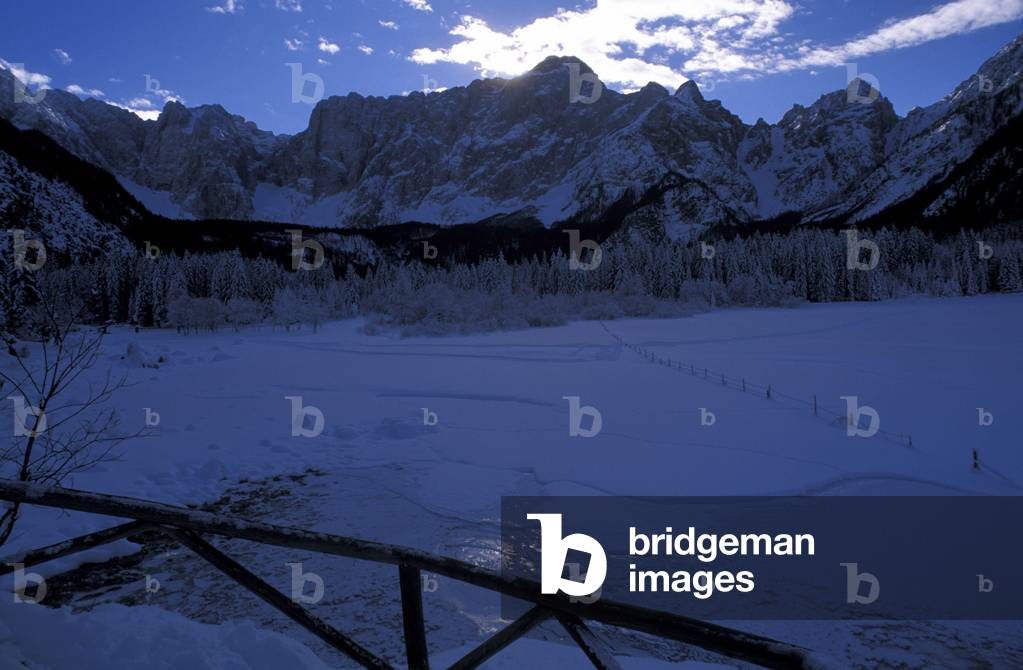 Fusine lake, Tarvisio, Friuli-Venezia-Giulia, Italy