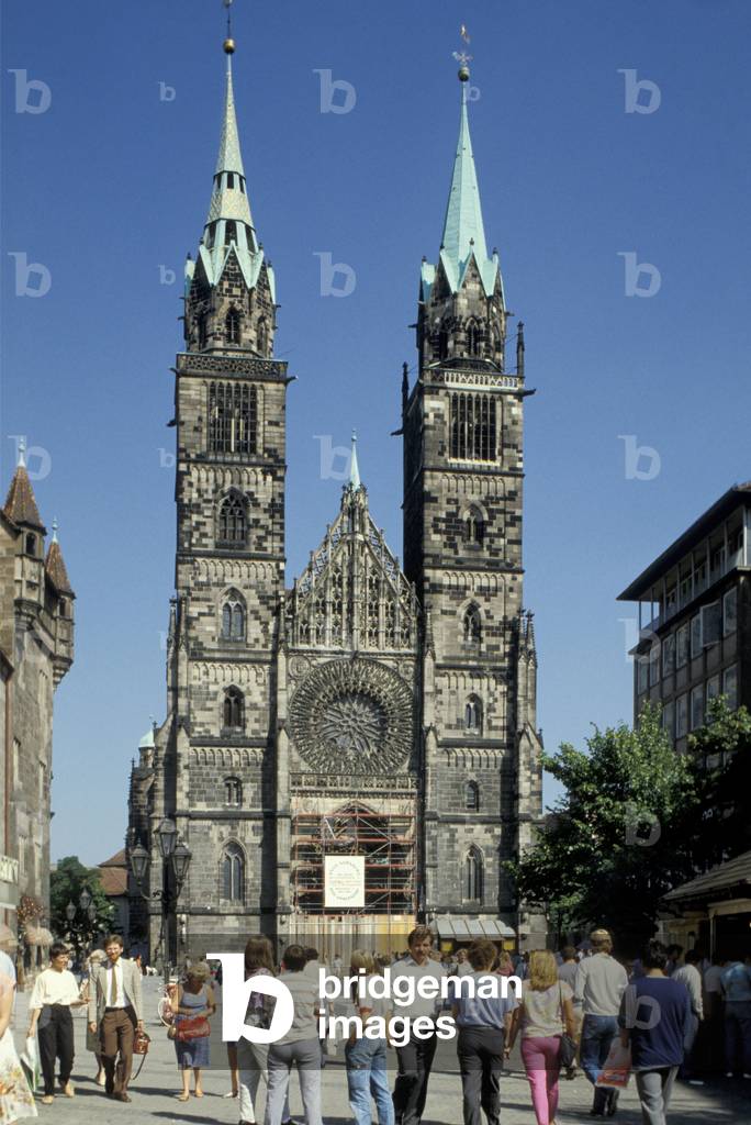 s. lorenzo cathedral, nurnberg, germany