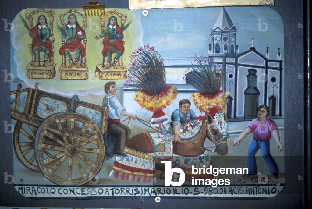 Paint, Trecastagni, Sicily, Italy