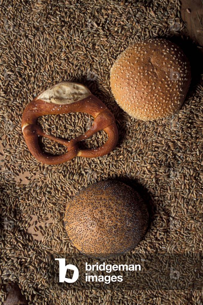 Backerei-Konditorei bread, Saint Walburg, Val d'Ultimo, Val Pusteria, Trentino Alto Adige, Italy