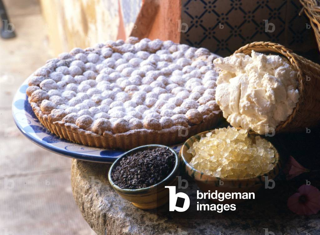 Ricotta cake, Sicily, Italy