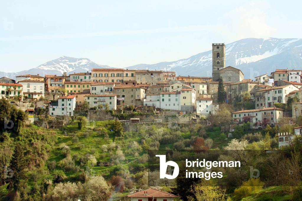 Cityscape, Coreglia Antelminelli, Tuscany, Italy