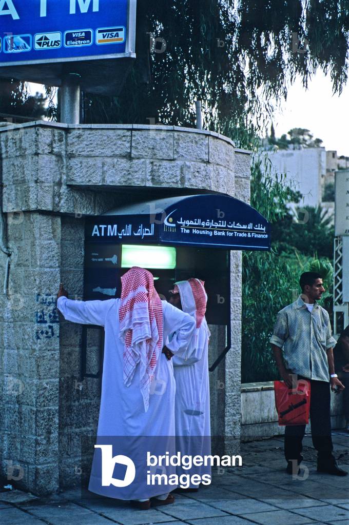 Cash dispenser, Amman, Jordan, Middle East