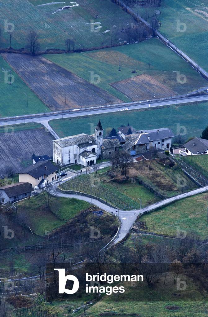 Landscape, Teglio, Lombardy, Italy
