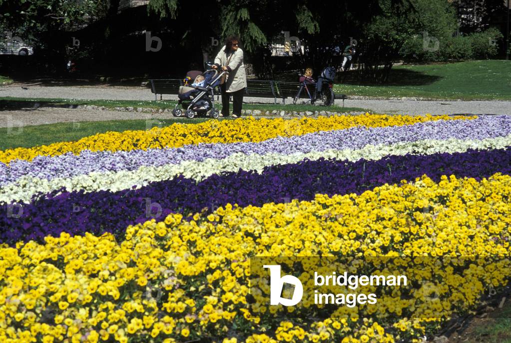 Public garden, Milan, Lombardy, Italy