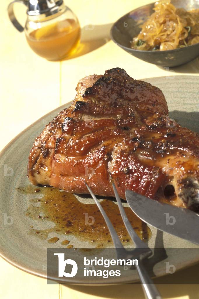Roast with honey, Italy