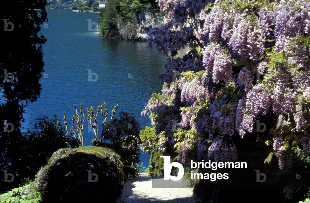 Villa del Balbianello garden, Lenno, Como Lake, Lombardy, Italy