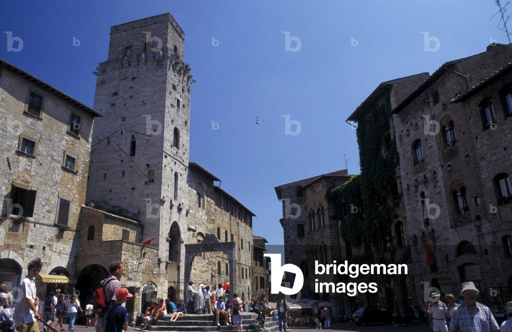 Ansicht von San Gimignano, San Gimignano, Toskana, Italien