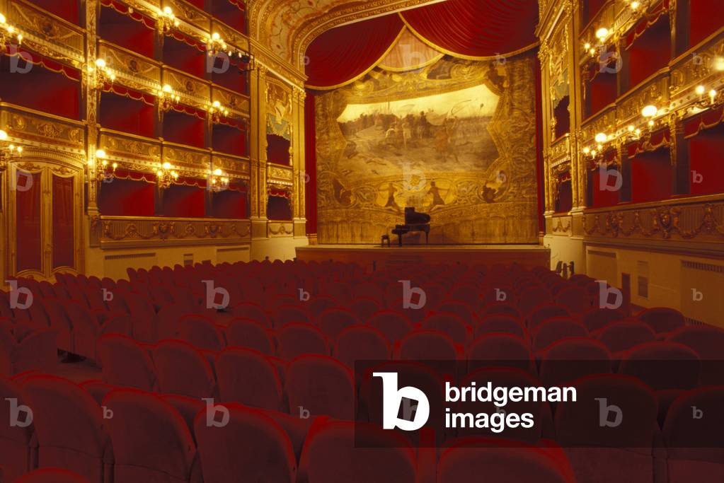 Municipal theatre Giuseppe Verdi, Salerno, Campania, Italy