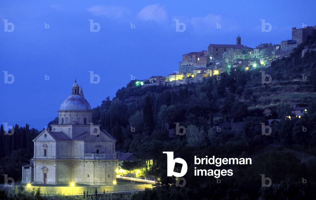 Cityscape, Montepulciano, Tuscany, Italy