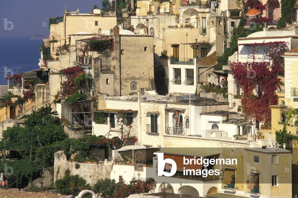 Cityscape, Positano, Campania, Italy