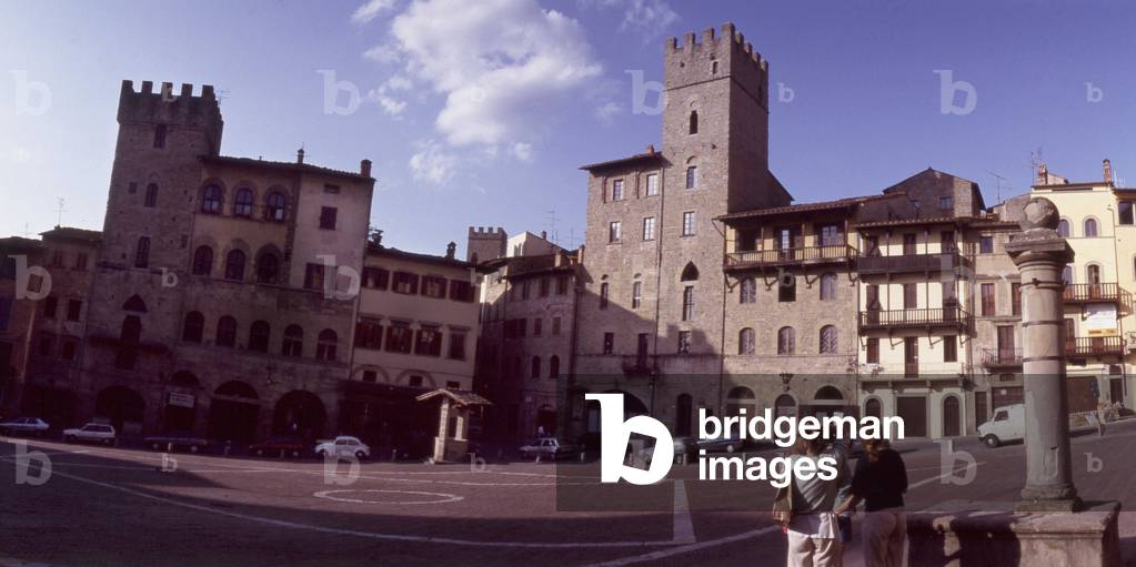 Piazza Grande, Arezzo, Tuscany, Italy