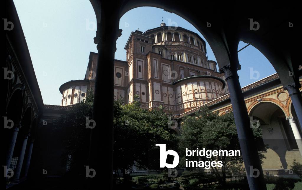 Santa Maria delle Grazie church, Milan, Lombardy, Italy.