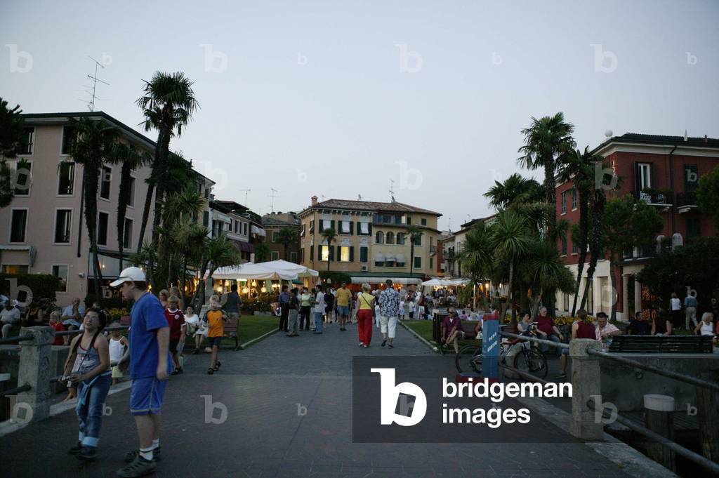 Promenade, Sirmione, Lombardy, Italy