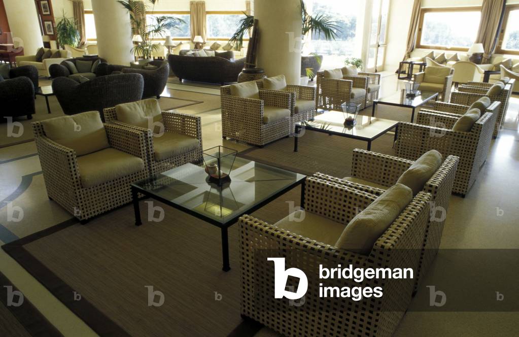 Reception, Tombolo Talasso Resort, Marina di Castagneto Carducci, Tuscany, Italy