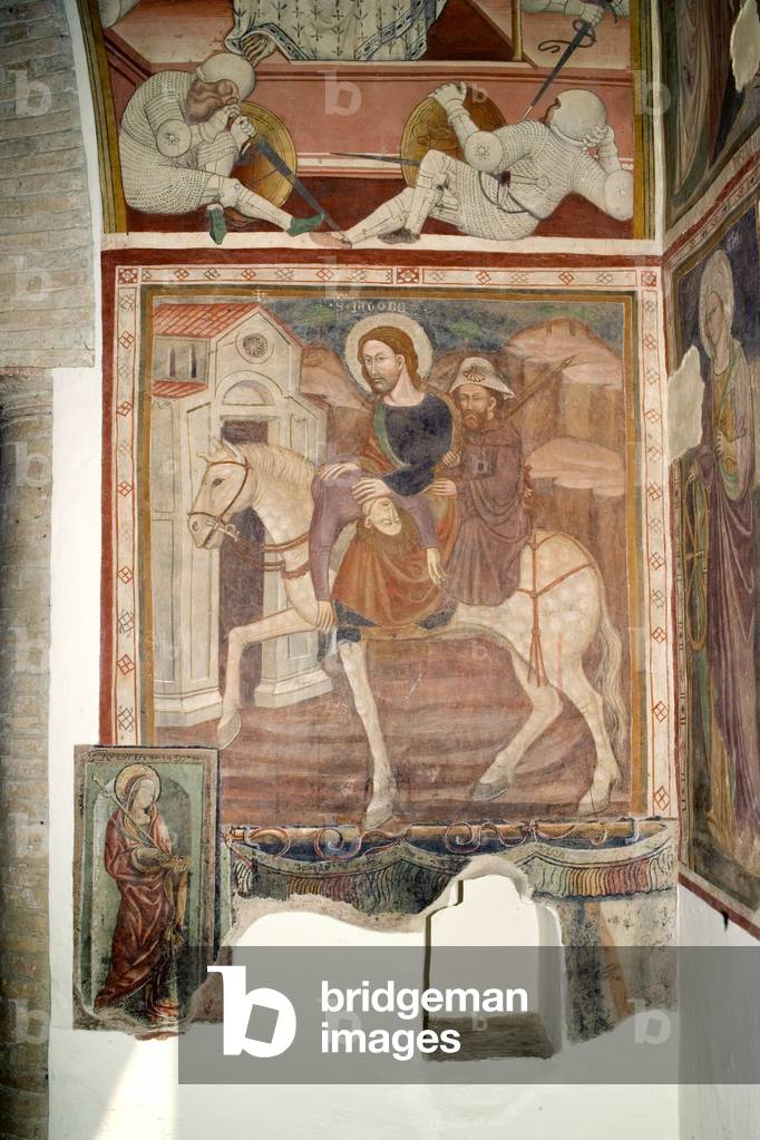 Particular, Santa Maria in Piano abbey, Loreto Aprutino, Abruzzo, Italy