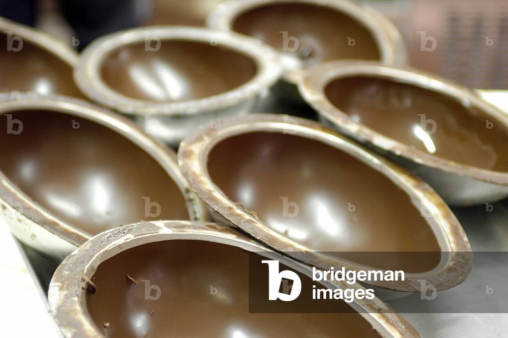 Easter egg, Spes factory, Turin, Piedmont, Italy