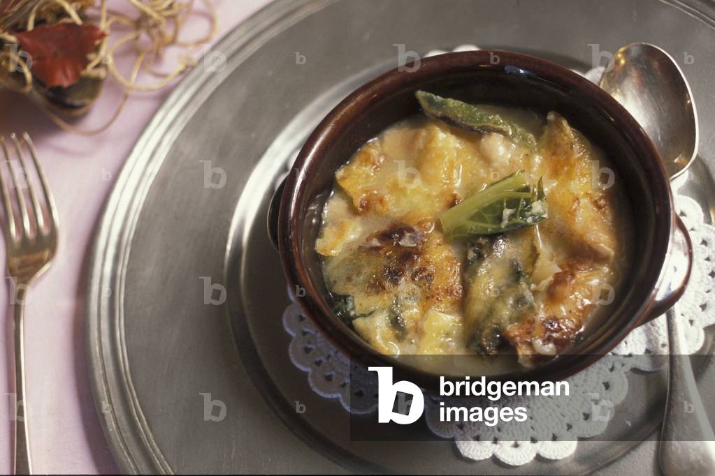 Valpellenentze soup, Gignod, Valle d'Aosta, Italy