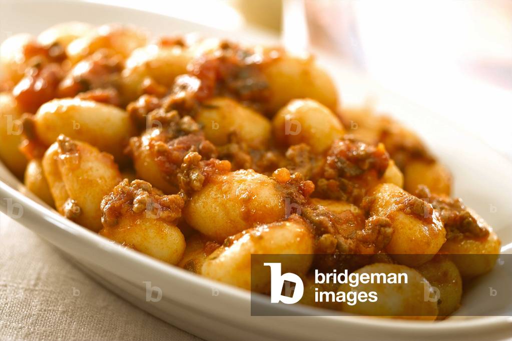 Gnocchi with Bolognese meat sauce, Italy