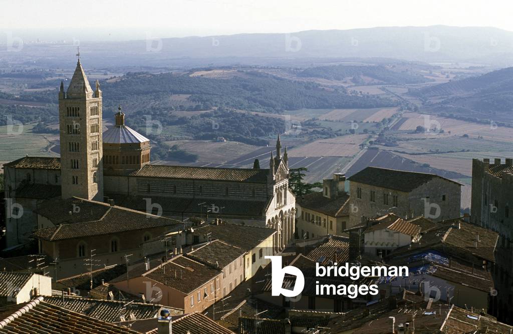 The old town centre, Massa Marittima, Tuscany, Italy