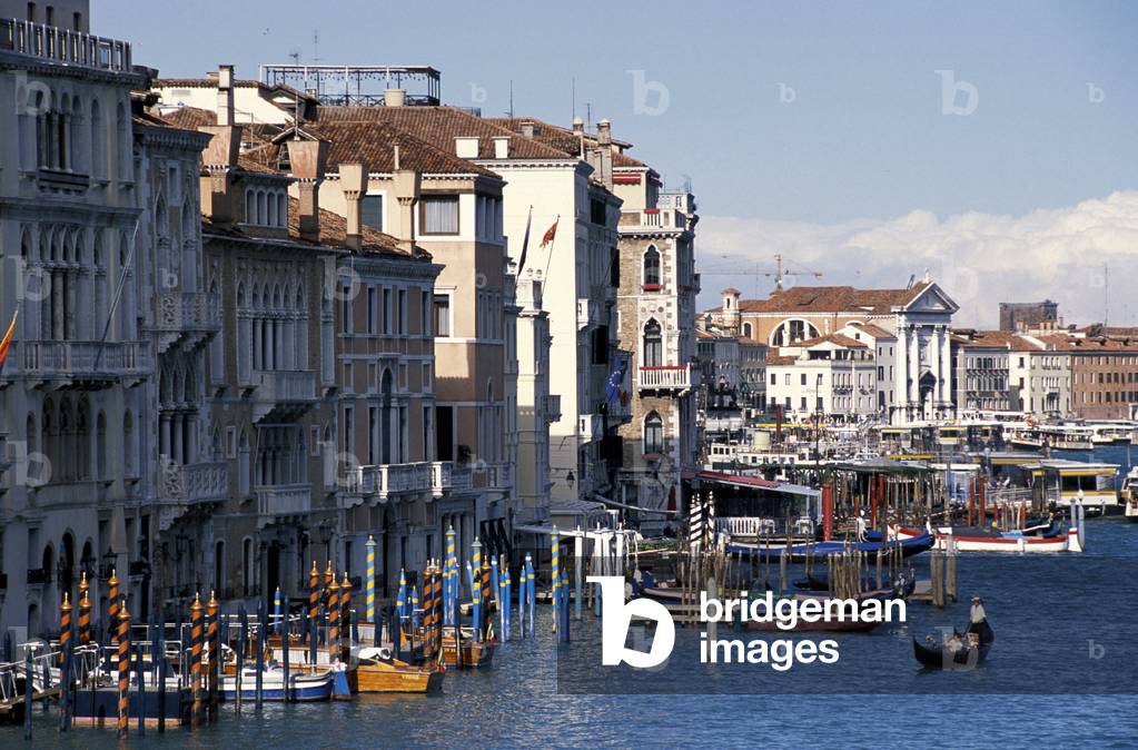 Canal Grande seen from Peggy Guggenheim collection, Venice, Veneto, Italy