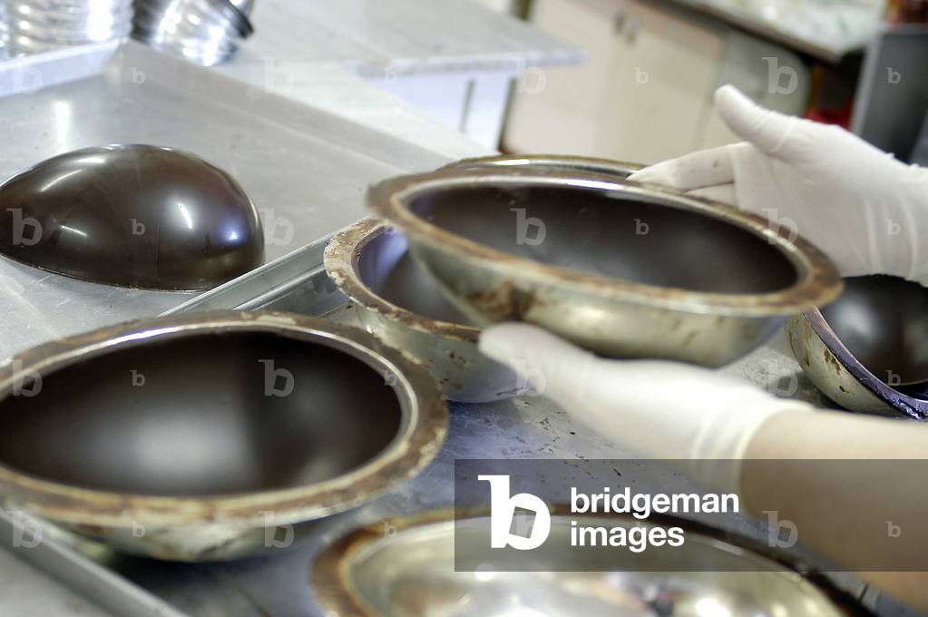 Easter egg, Spes factory, Turin, Piedmont, Italy