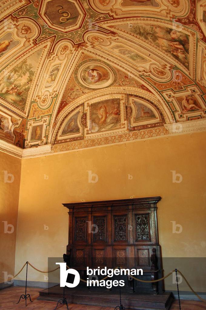 Palazzo Farnese (Palazzo Farnese) a Caprarola, Italy Photography.