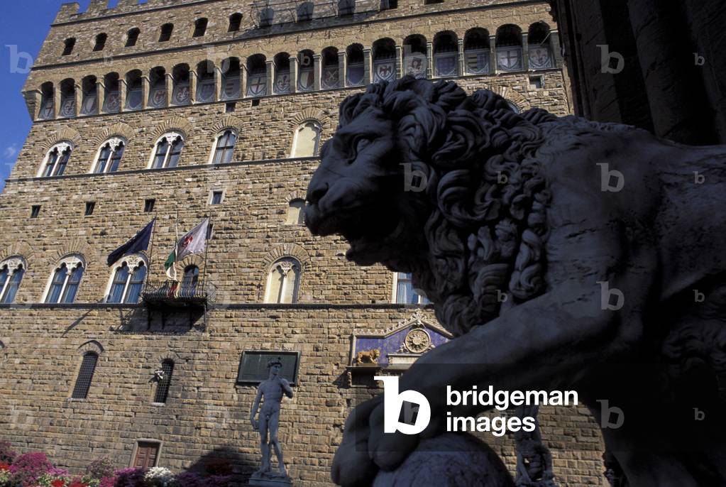 Palazzo Vecchio, Piazza della Signoria, Florence, Tuscany, Italy
