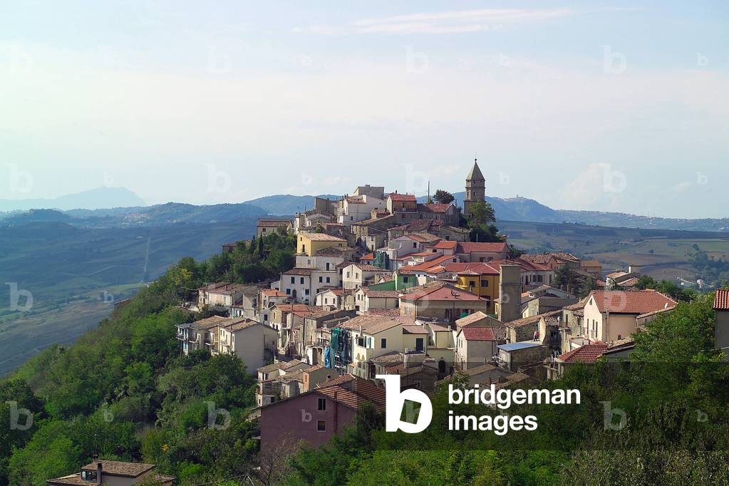 Cityscape, Andretta, Irpinia, Campania, Italy