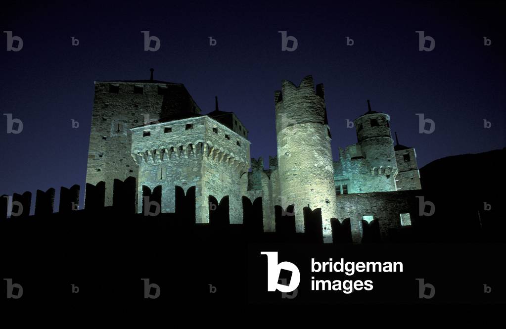 Castle, Fenis, Valle d'Aosta, Italy