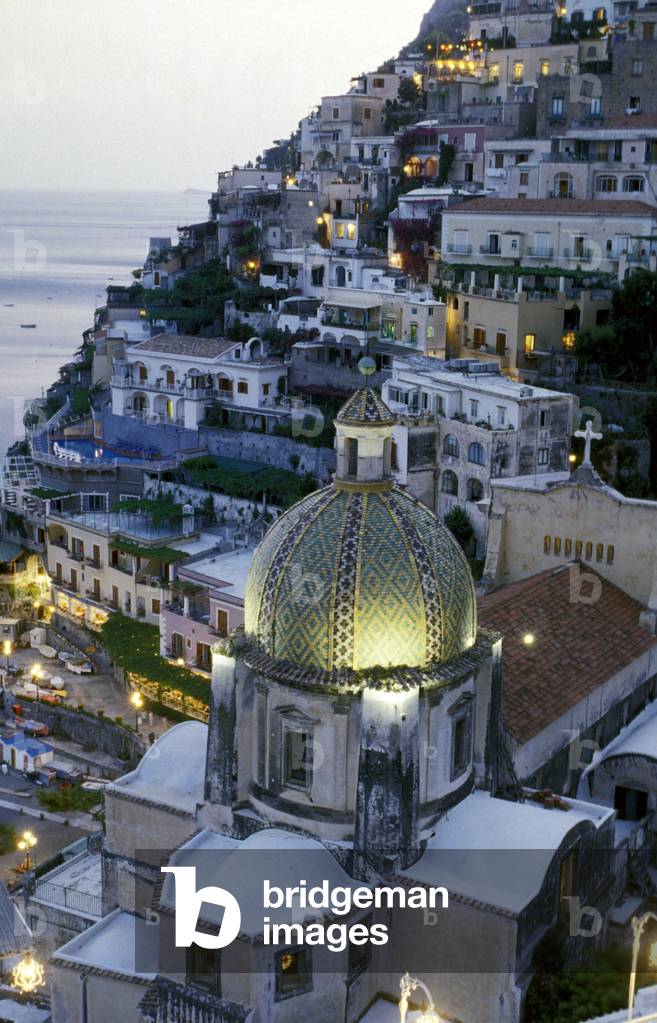 Cityscape, Positano, Campania, Italy