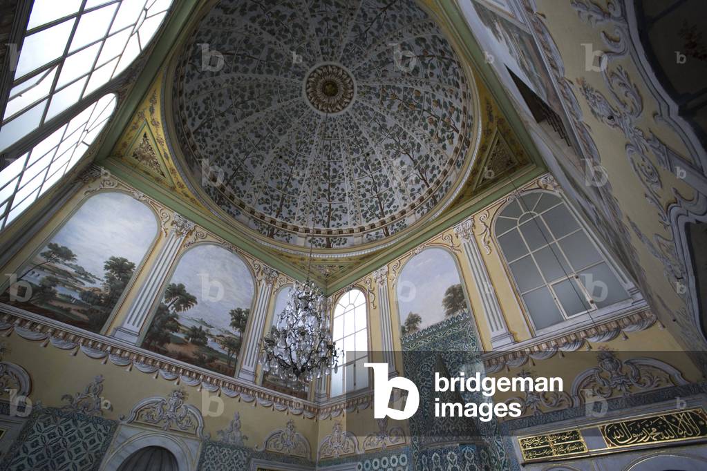 Reception Hall of Dowager Sultan, Topkapi Palace, Istanbul, turkey, Europe